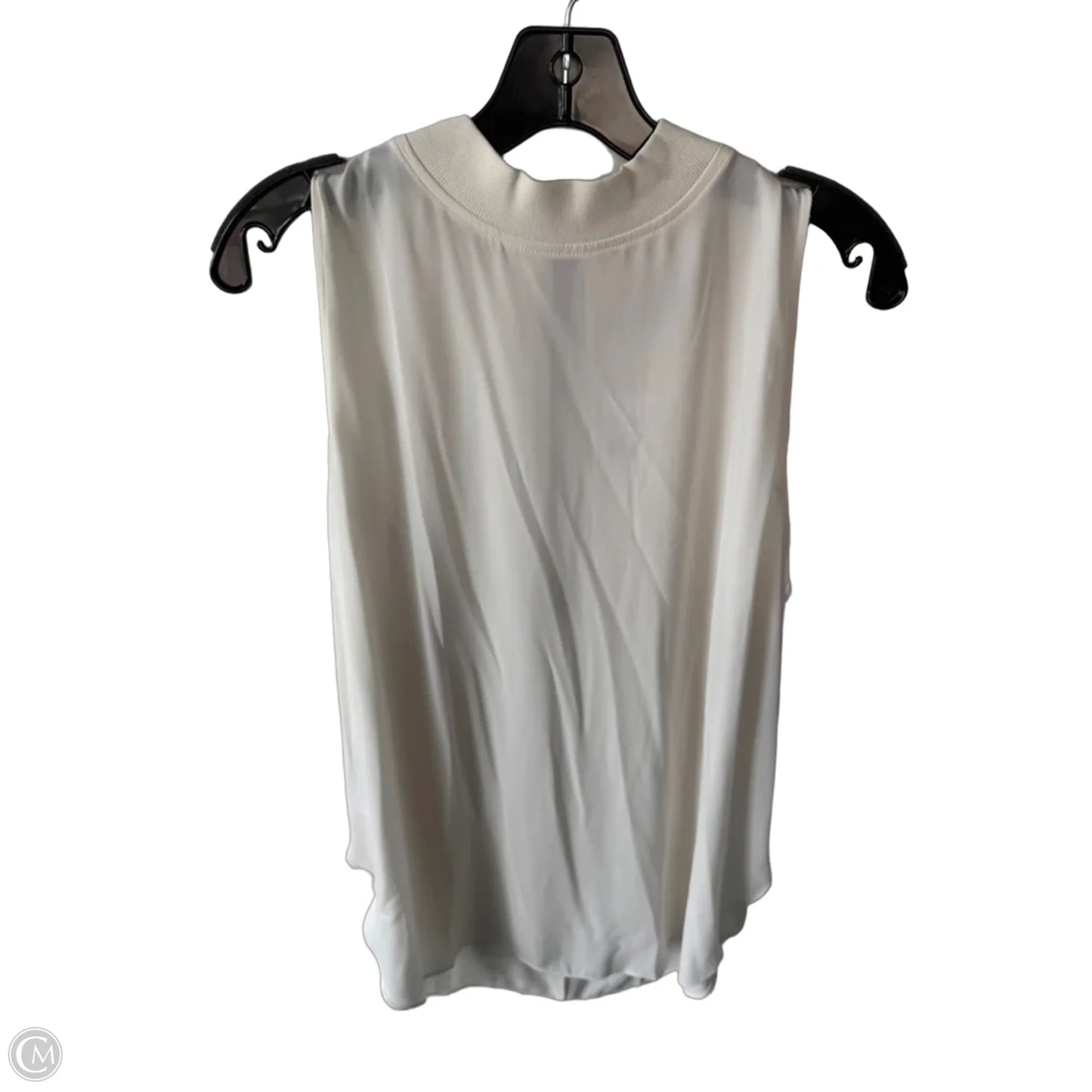 Top Sleeveless By Loft In Cream, Size: L