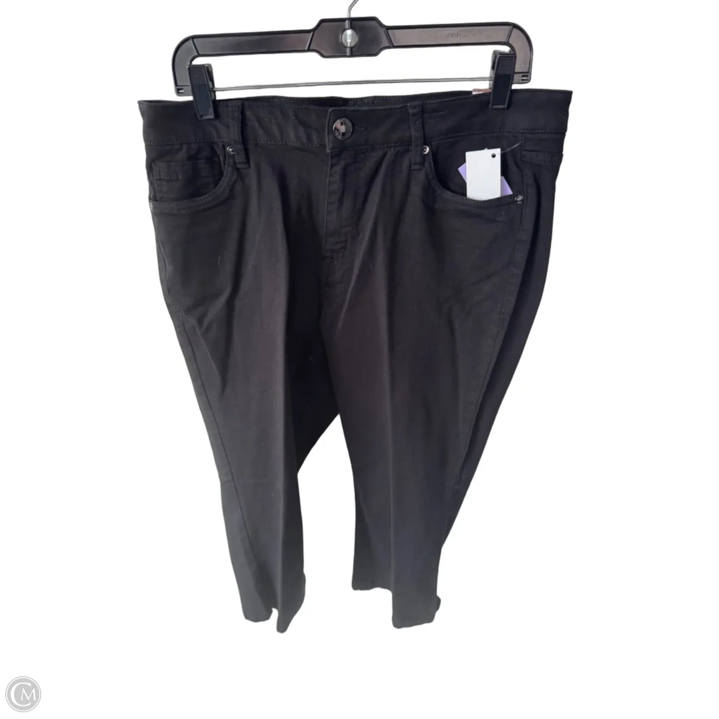 Capris By Lane Bryant In Black, Size: 14