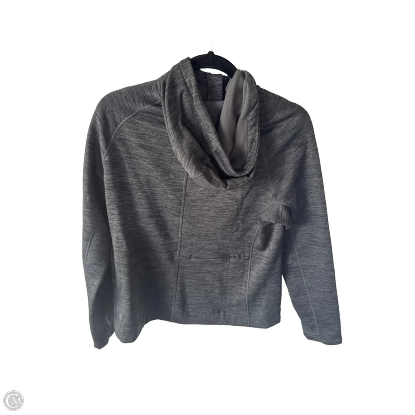 Athletic Sweatshirt Hoodie By Title Nine In Grey, Size: L