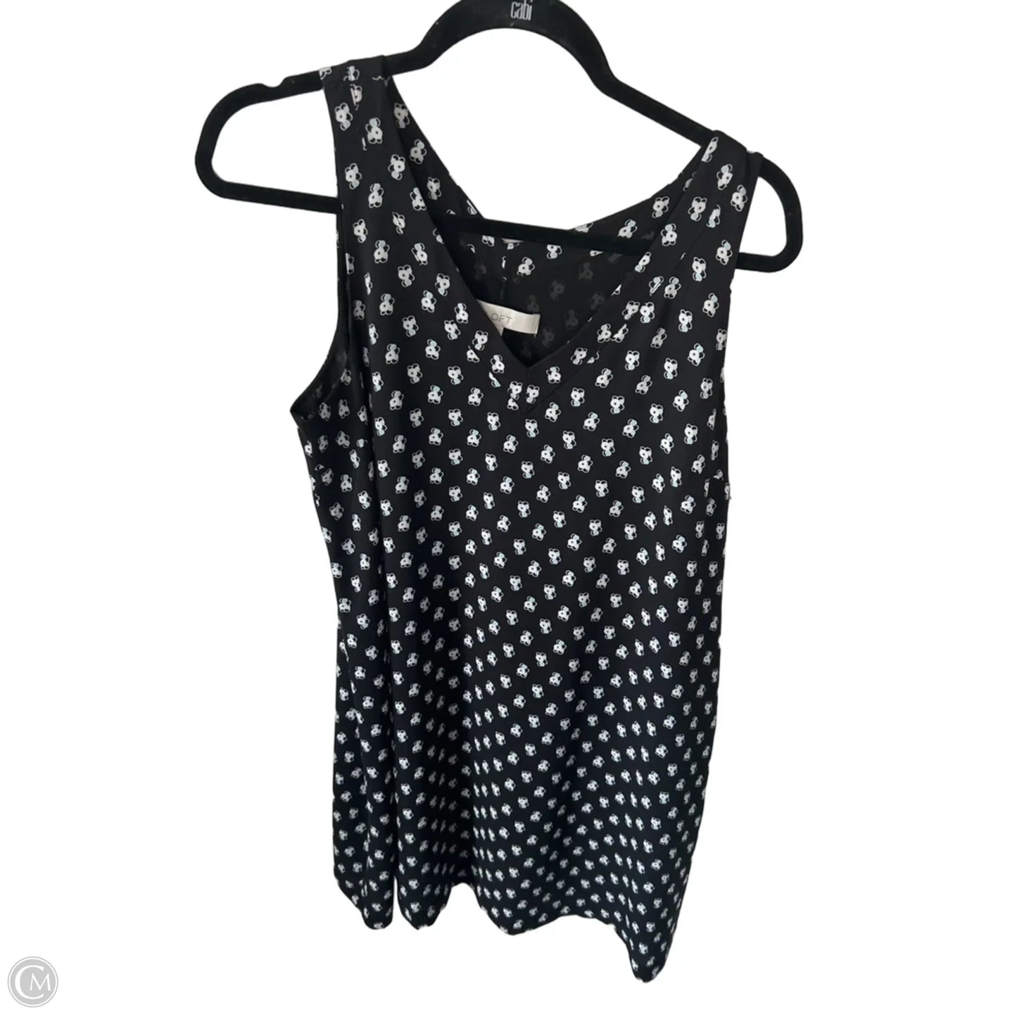 Dress Work By Loft In Black & White, Size: M