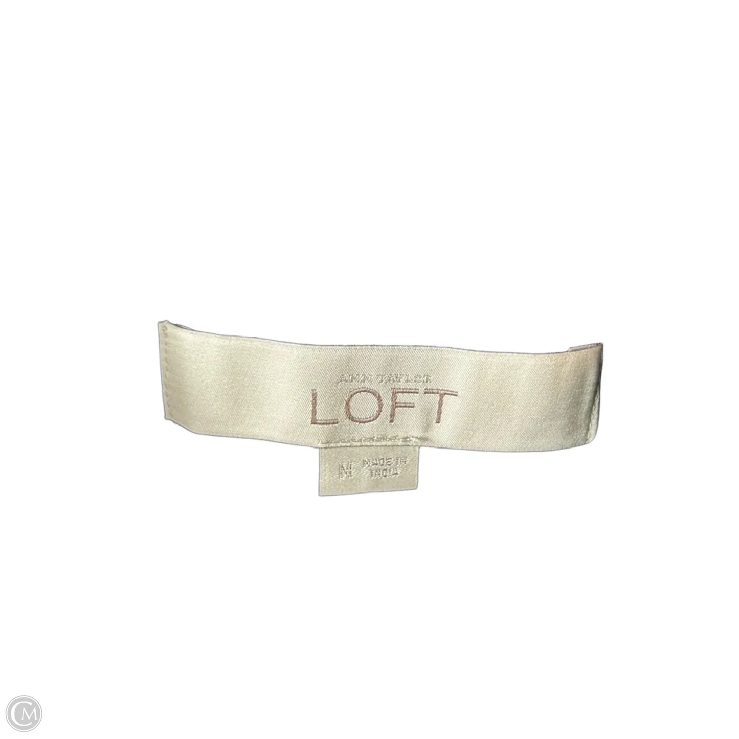 Dress Work By Loft In Black & White, Size: M