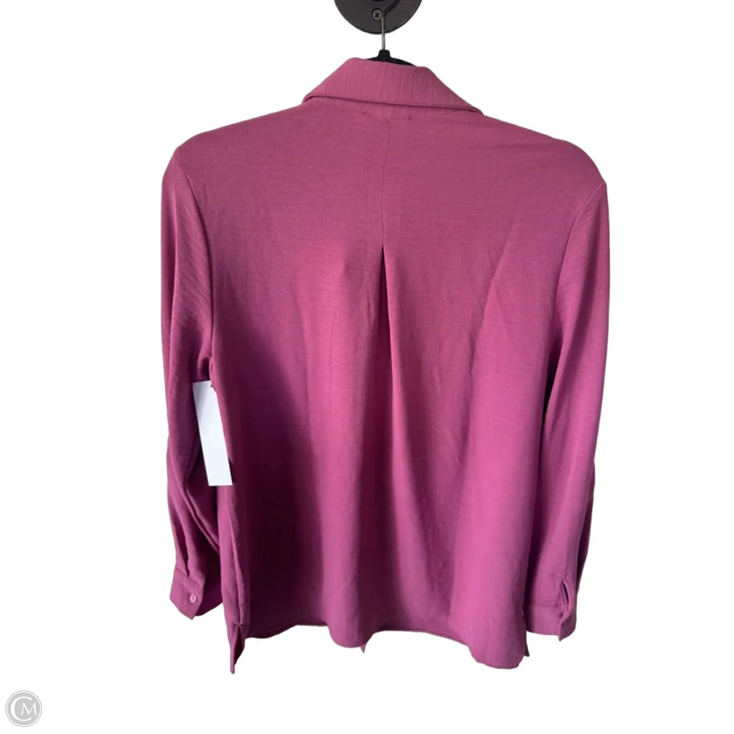 Top Long Sleeve By Hilary Radley In Pink, Size: S
