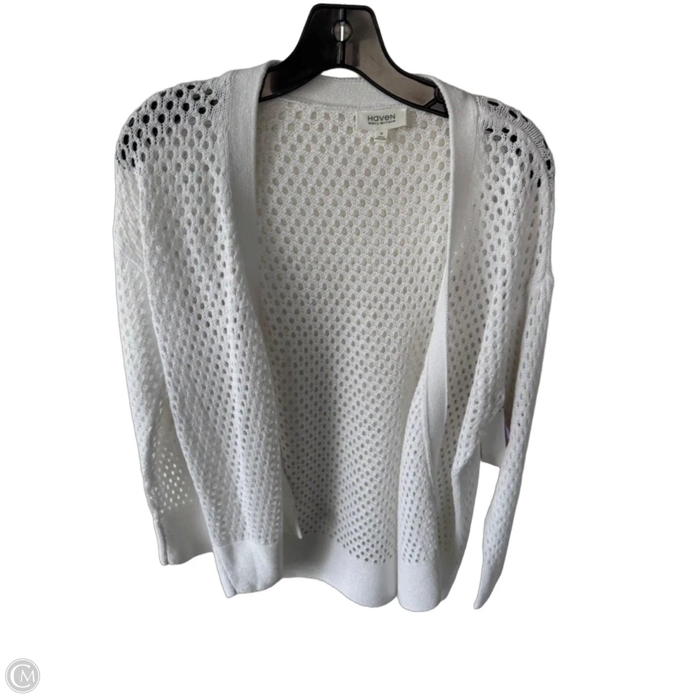Sweater Cardigan By Haven In White, Size: M