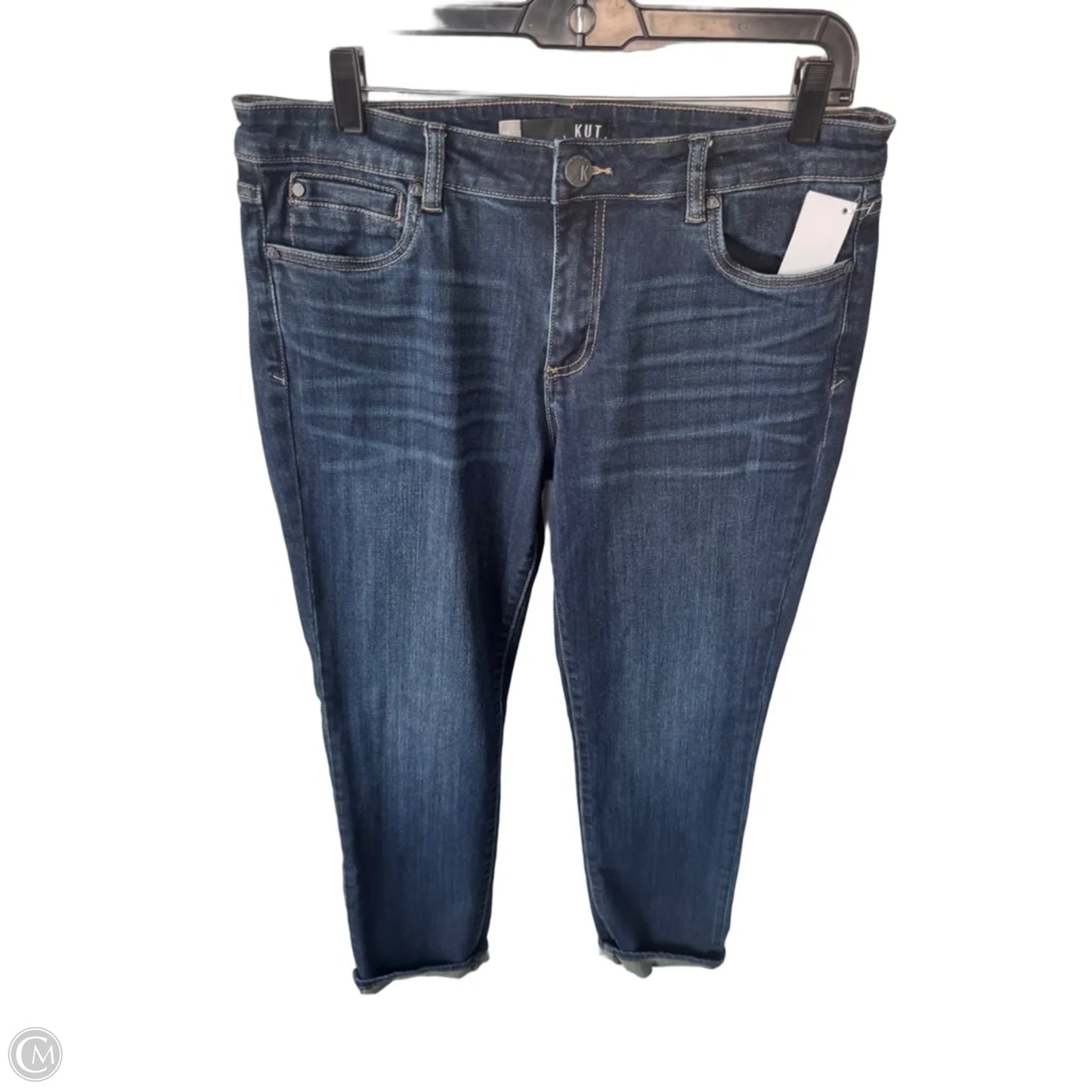Jeans Straight By Kut In Blue Denim, Size: 10
