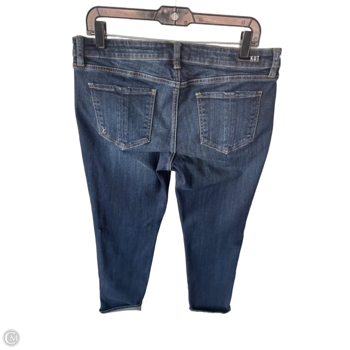 Jeans Straight By Kut In Blue Denim, Size: 10