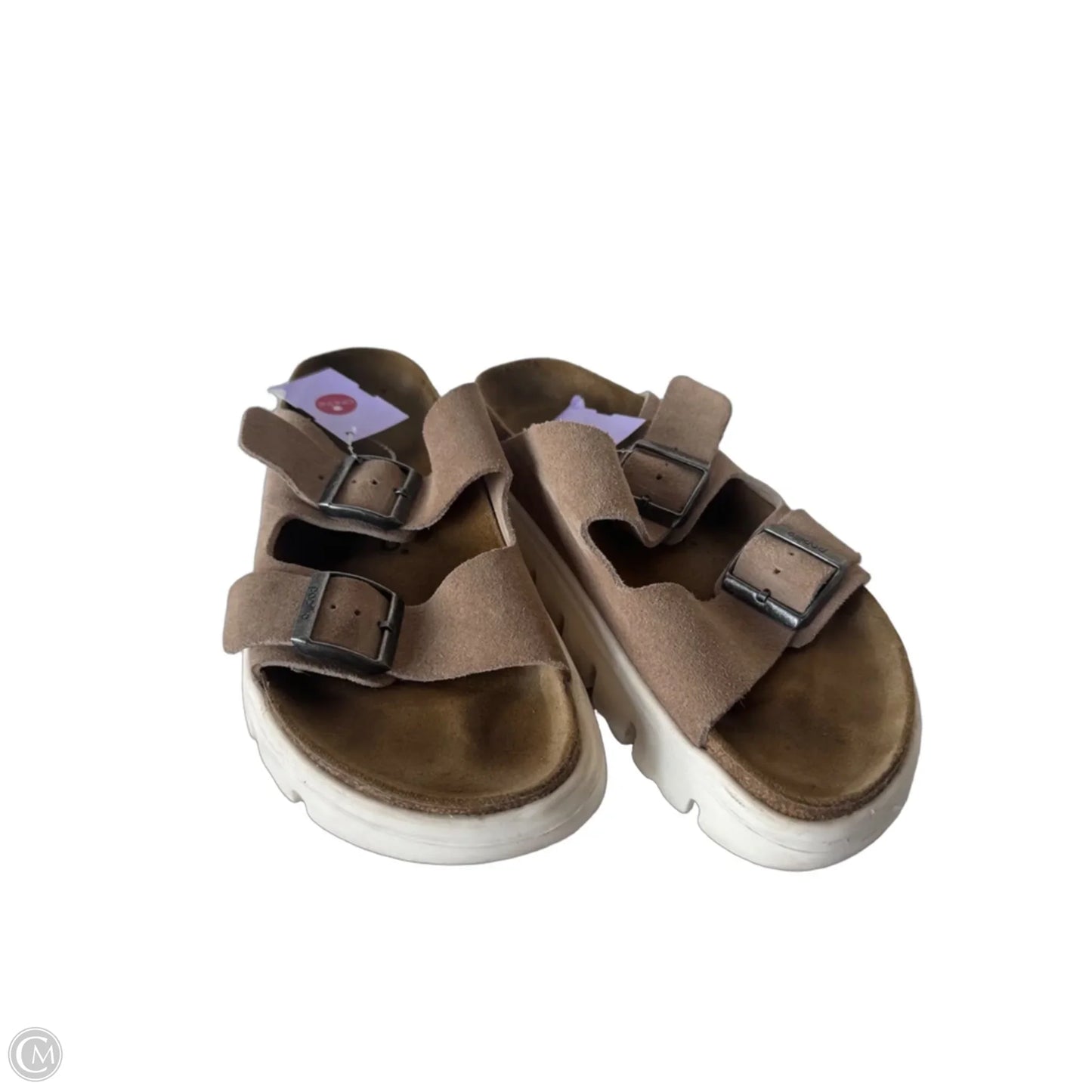 Sandals Flats By Cmb In Tan, Size: 9