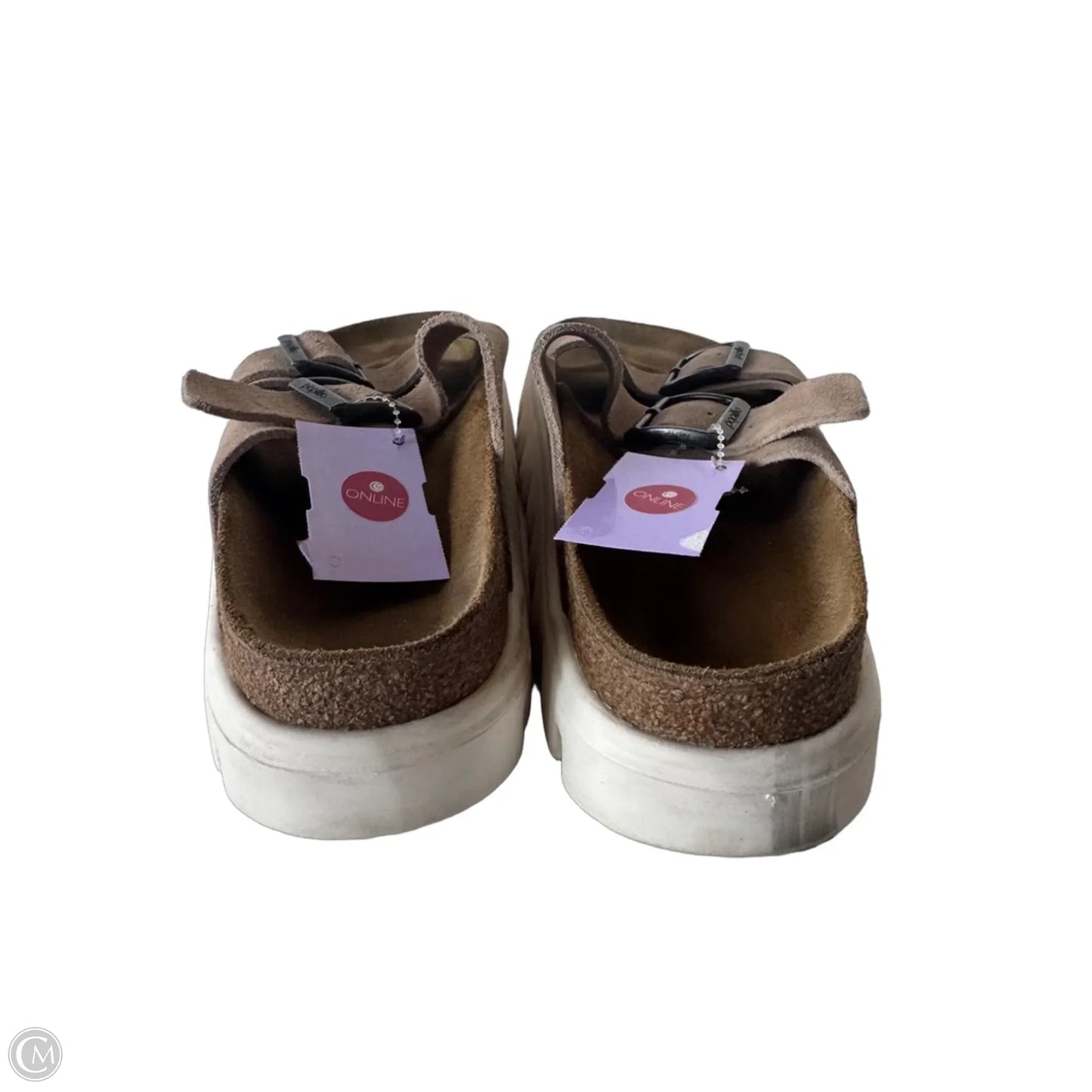 Sandals Flats By Cmb In Tan, Size: 9