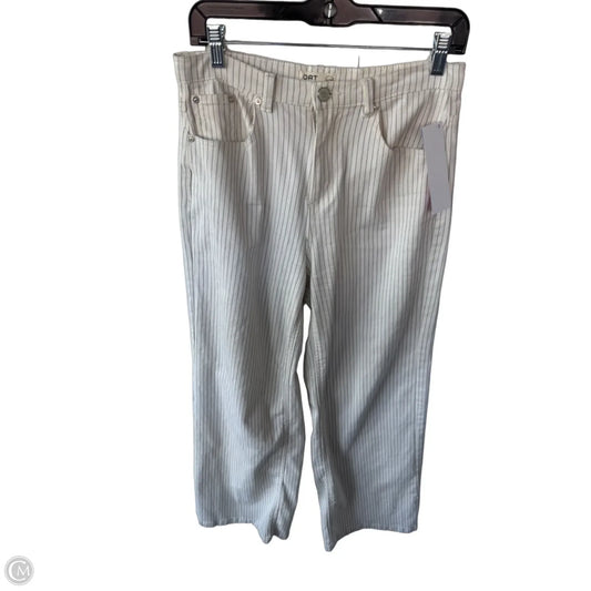 Jeans Wide Leg By Oat In Blue & White, Size: 6