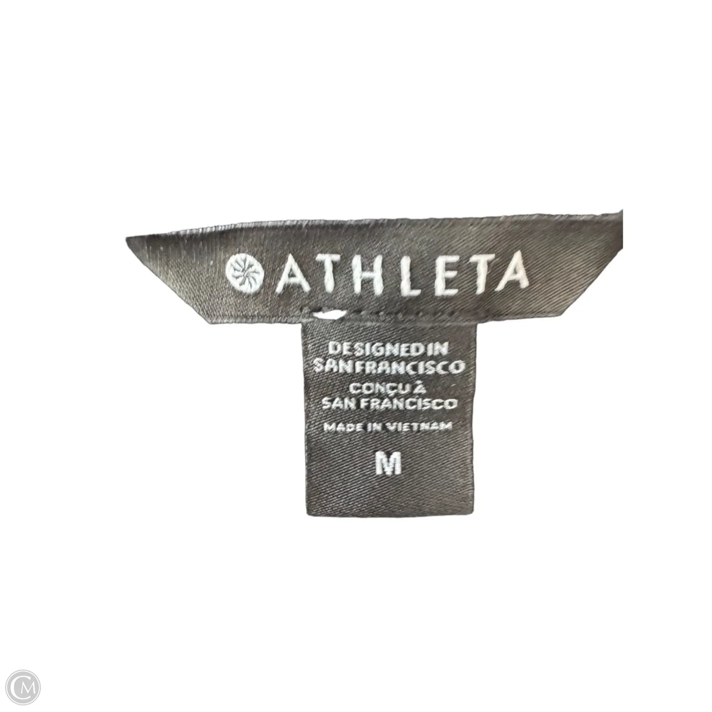 Athletic Sweatshirt Crewneck By Athleta In Black, Size: M