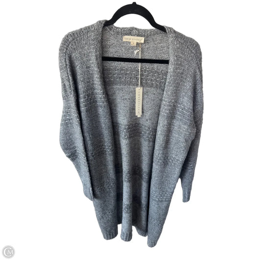 Sweater Cardigan By Lovestitch In Grey, Size: S