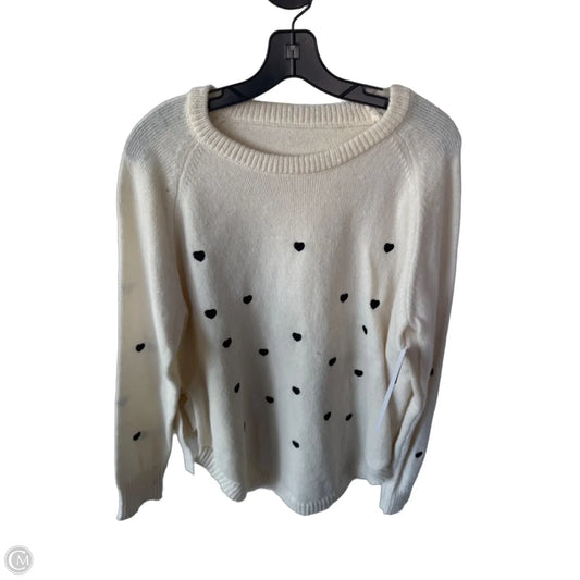 Sweater By Shein In Black & Cream, Size: M