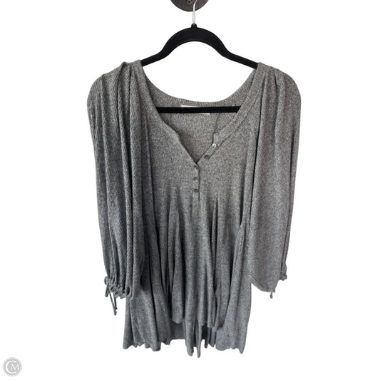 Tunic 3/4 Sleeve By We The Free In Grey, Size: S