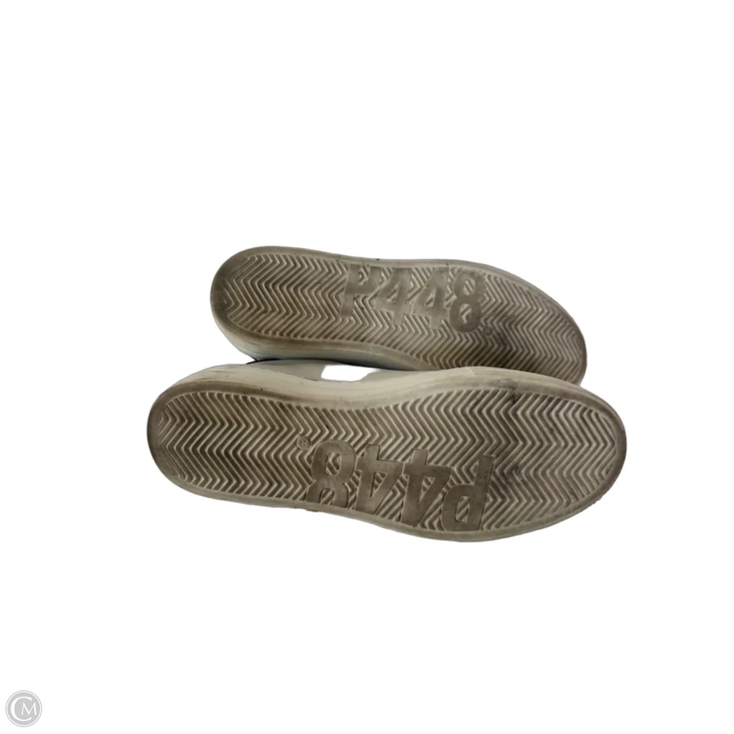 Shoes Sneakers By P448 In Grey & White, Size: 8