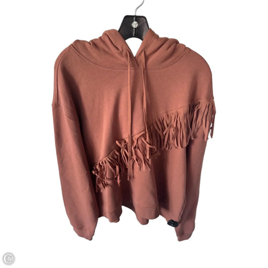 Sweatshirt Hoodie By Pilcro In Brown, Size: Xl