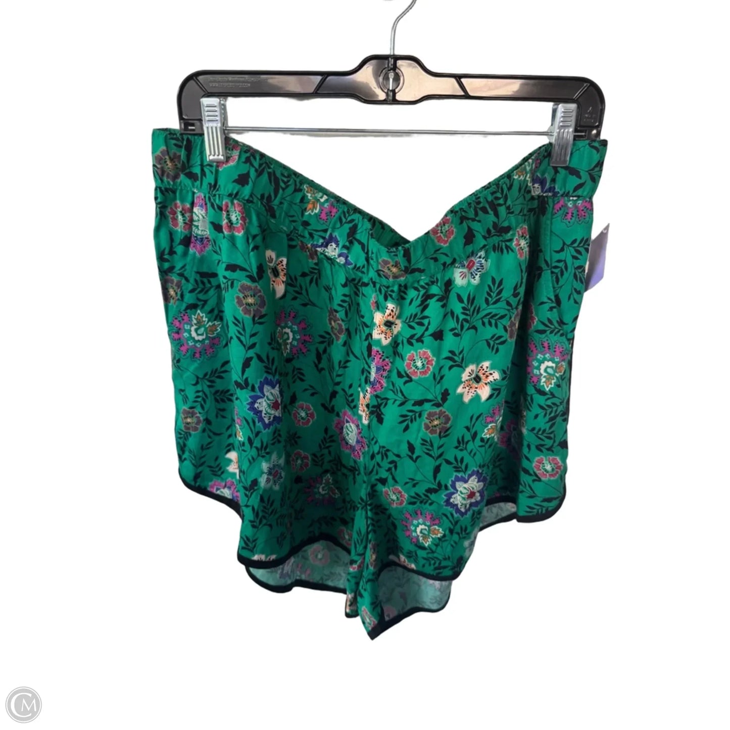 Shorts By Knox Rose In Green & Purple, Size: 18