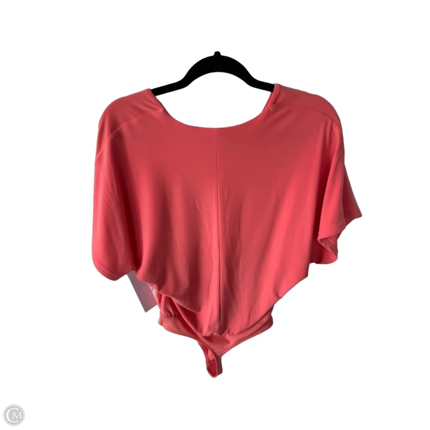 Top Short Sleeve By Express In Pink, Size: Xs