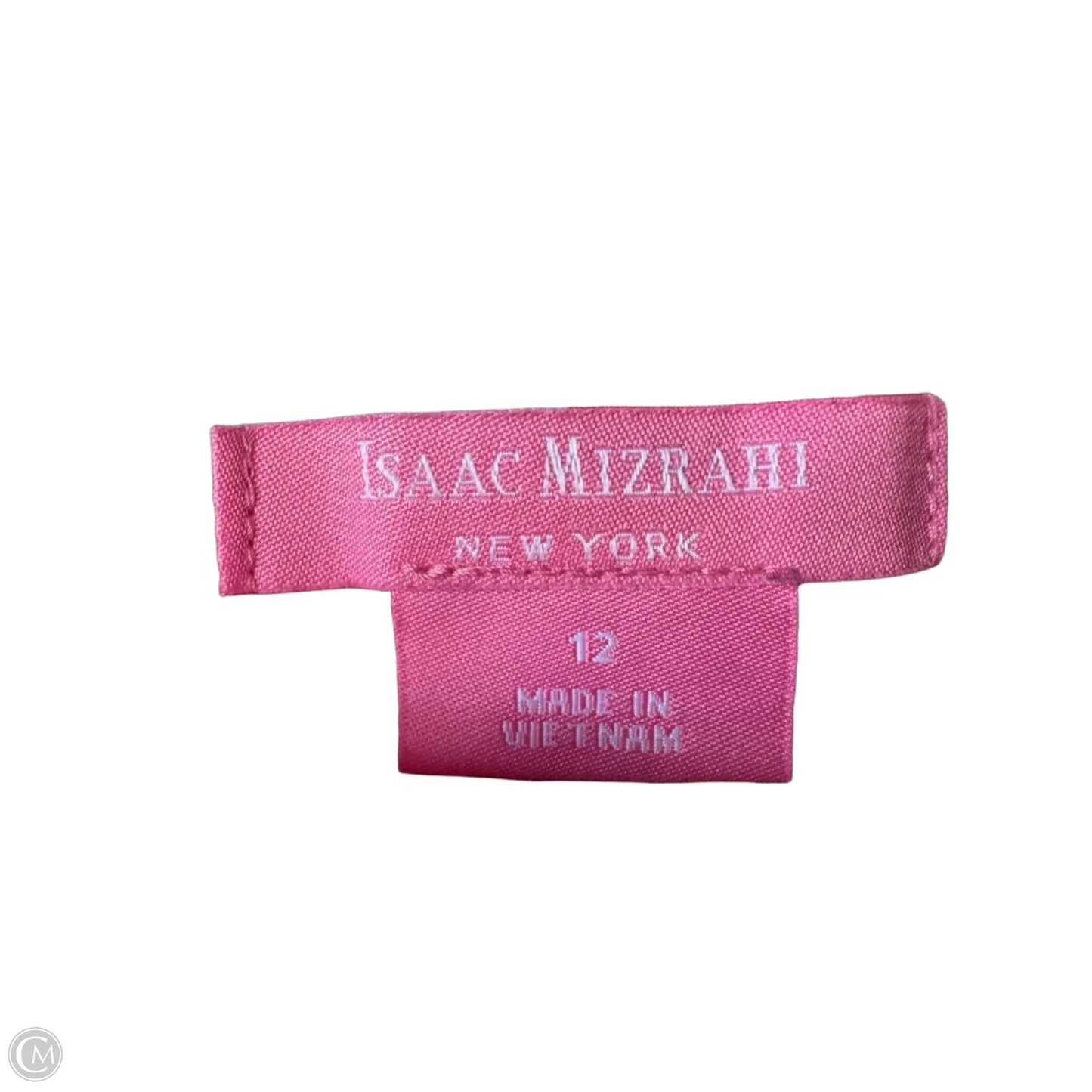 Shorts By Isaac Mizrahi In Pink & White, Size: 12