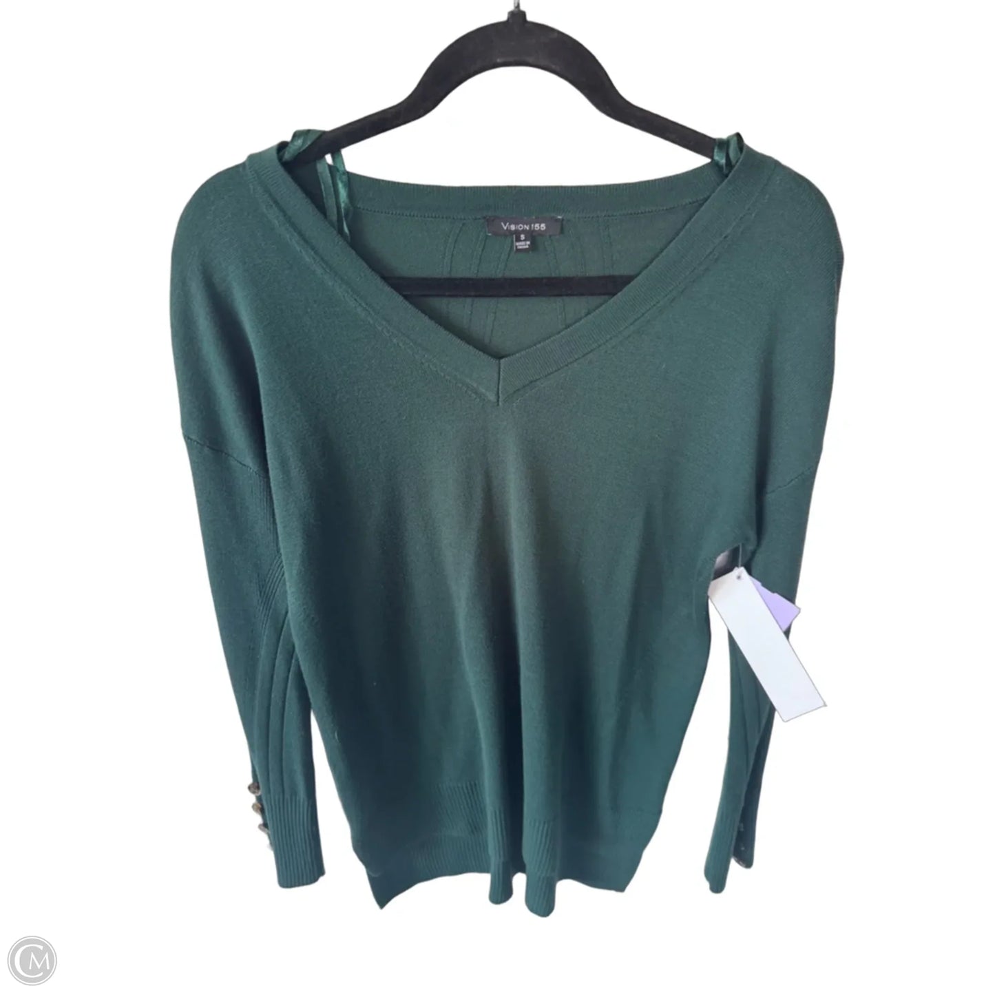 Sweater By Clothes Mentor In Green, Size: S