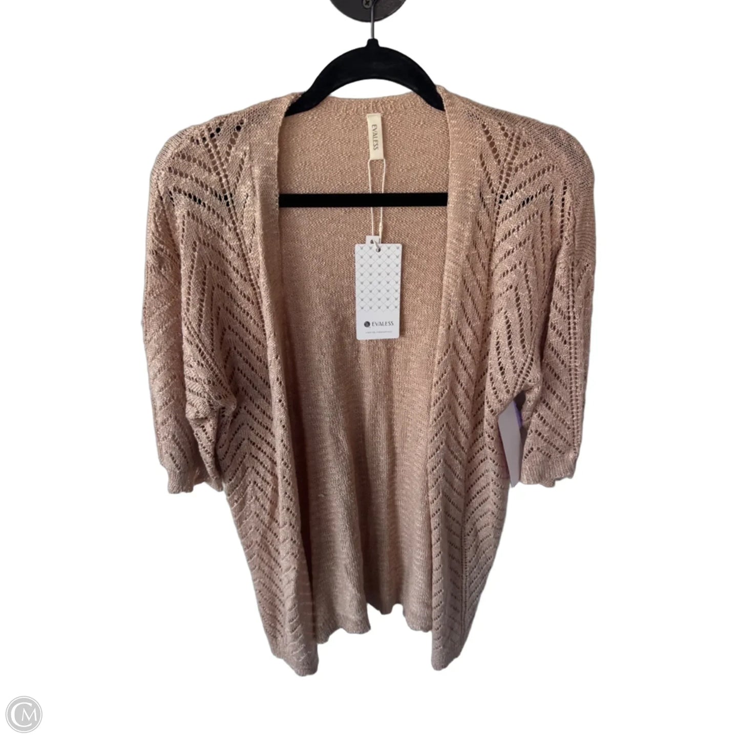 Sweater Cardigan By Cmc In Tan, Size: M