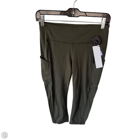 Athletic Leggings Capris By Lululemon In Green, Size: 6