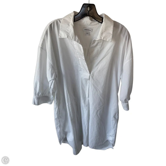 Dress Casual Midi By Nordstrom In White, Size: L