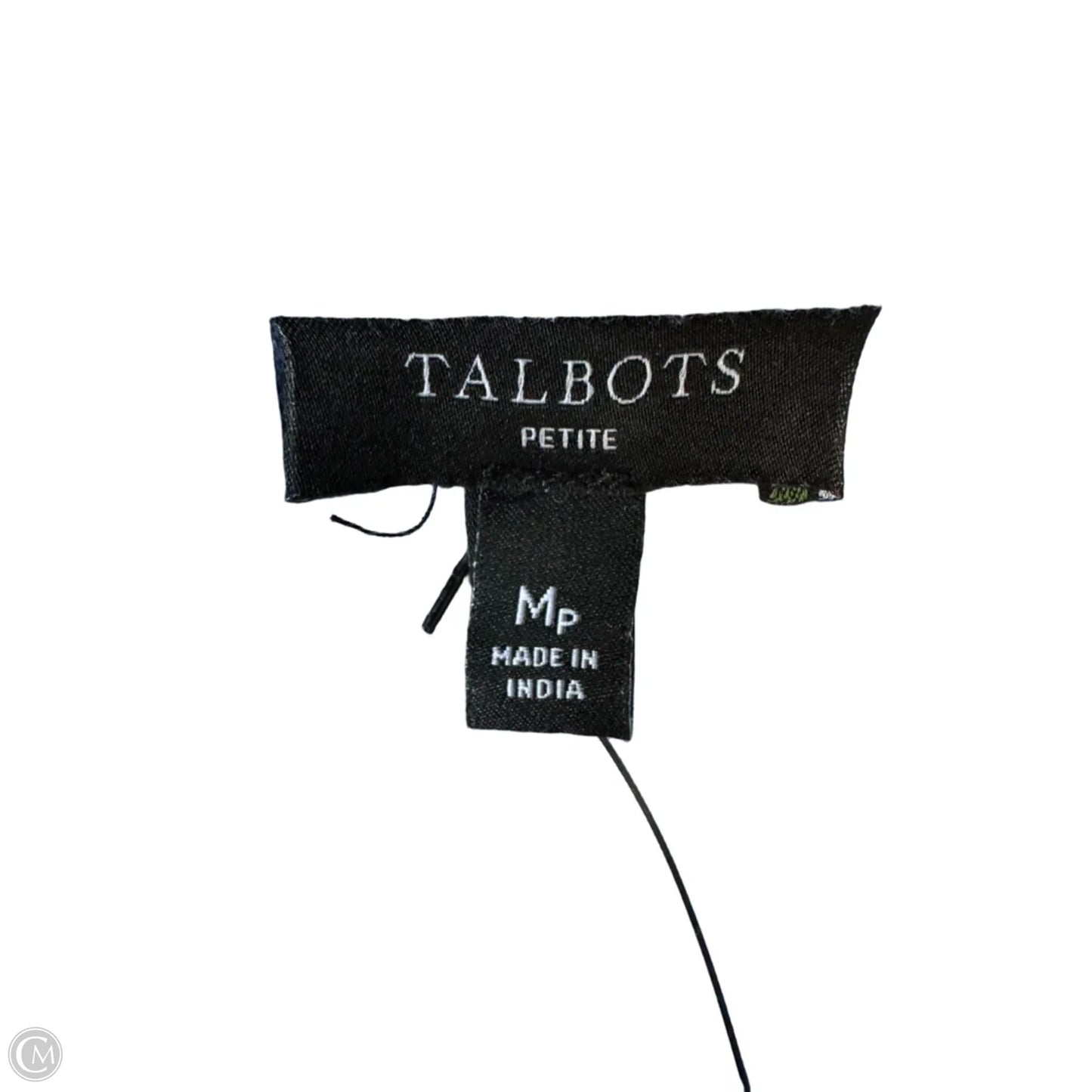 Top Short Sleeve By Talbots In Blue & Orange, Size: Mp