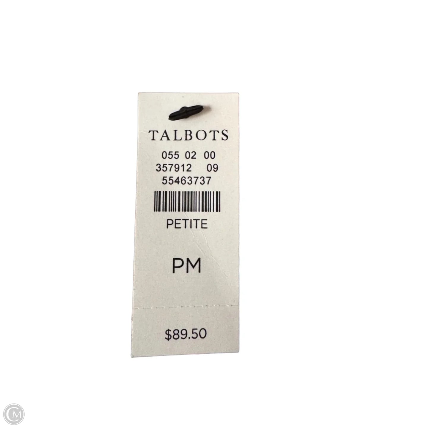 Top Short Sleeve By Talbots In Blue & Orange, Size: Mp