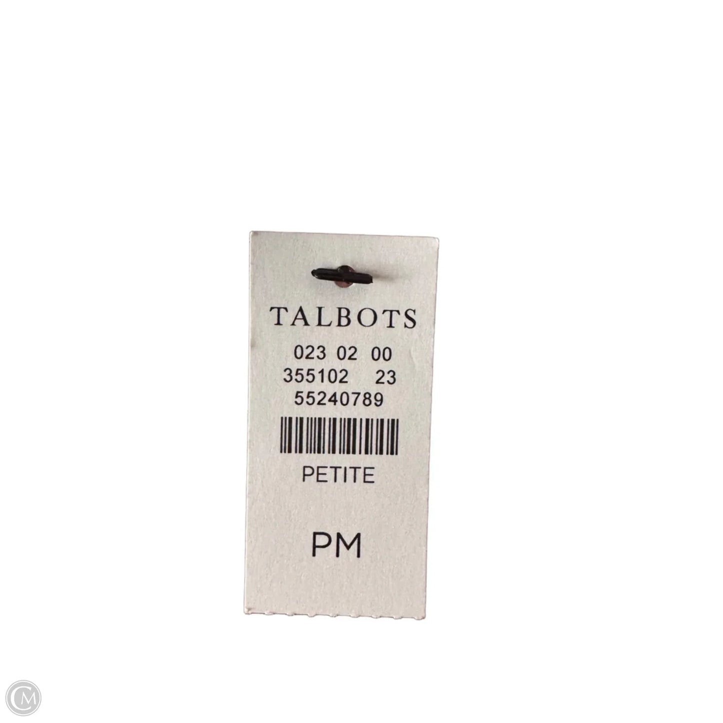 Top Short Sleeve By Talbots In Pink, Size: Mp