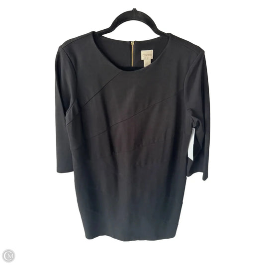 Dress Work By Chicos In Black, Size: L