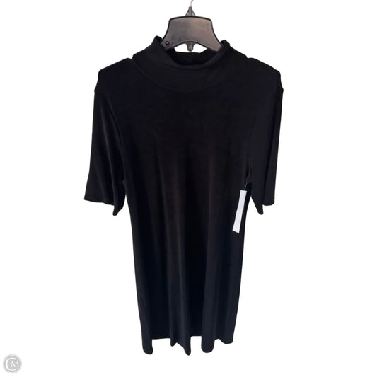 Dress Casual Midi By Chicos In Black, Size: L