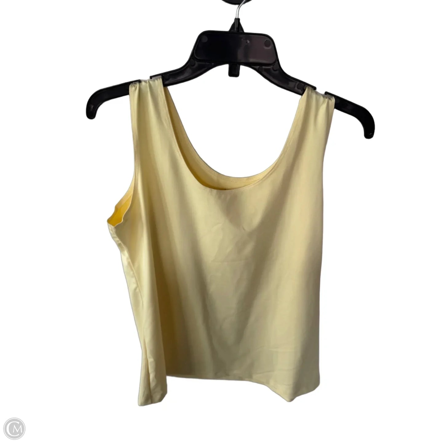 Top Sleeveless Basic By Chicos In Yellow, Size: L