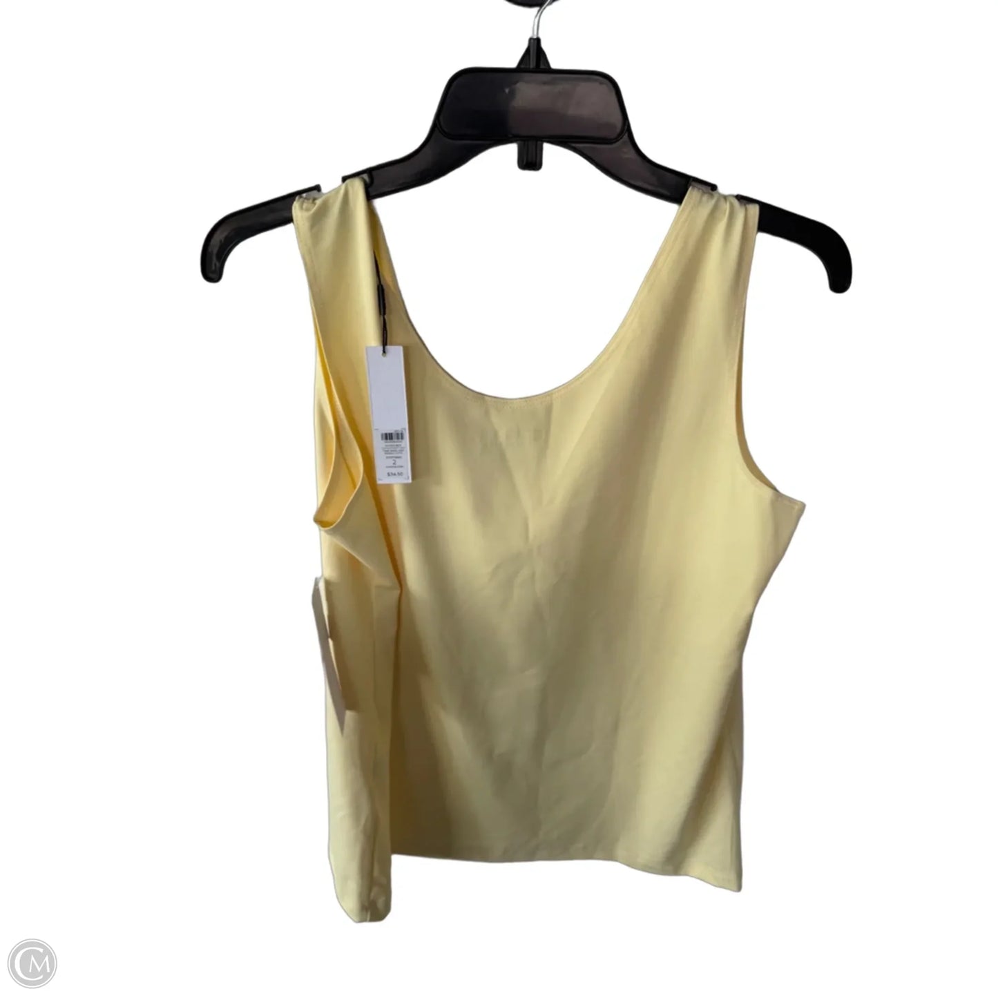 Top Sleeveless Basic By Chicos In Yellow, Size: L