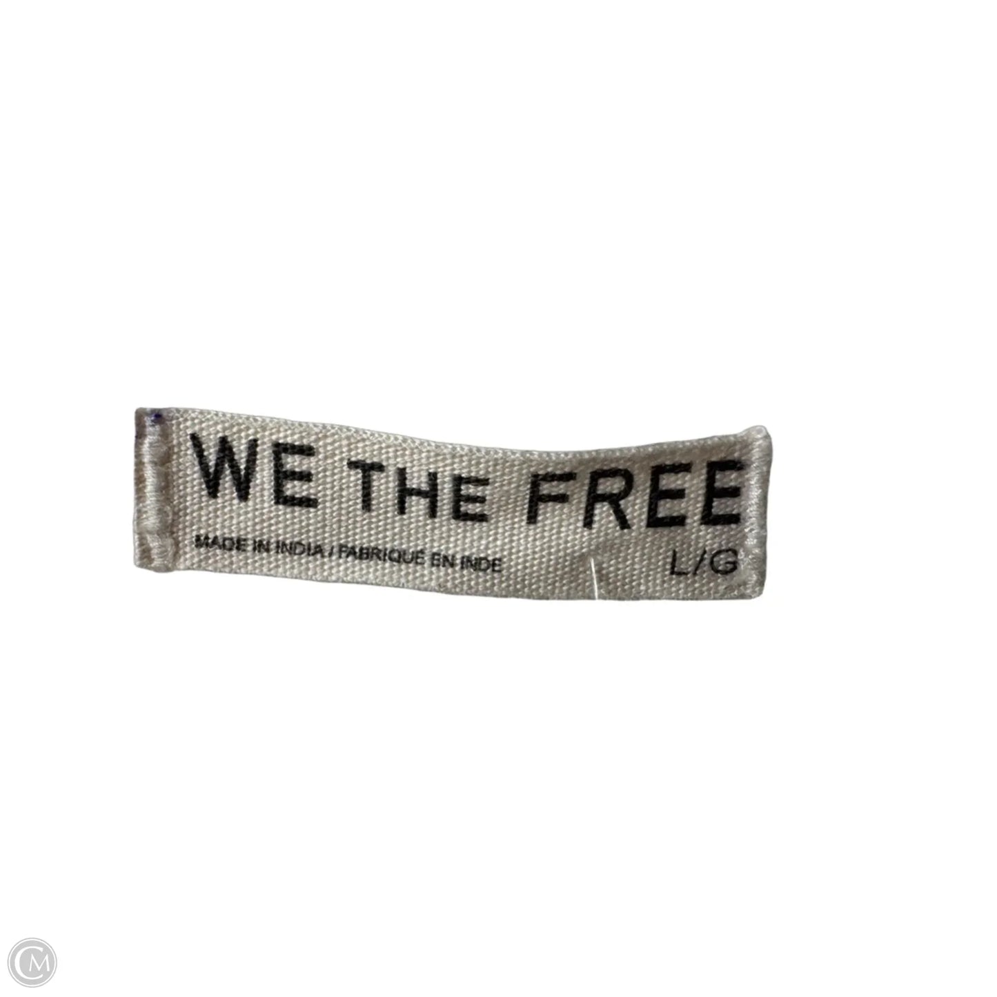 Top Long Sleeve By We The Free In Cream, Size: L
