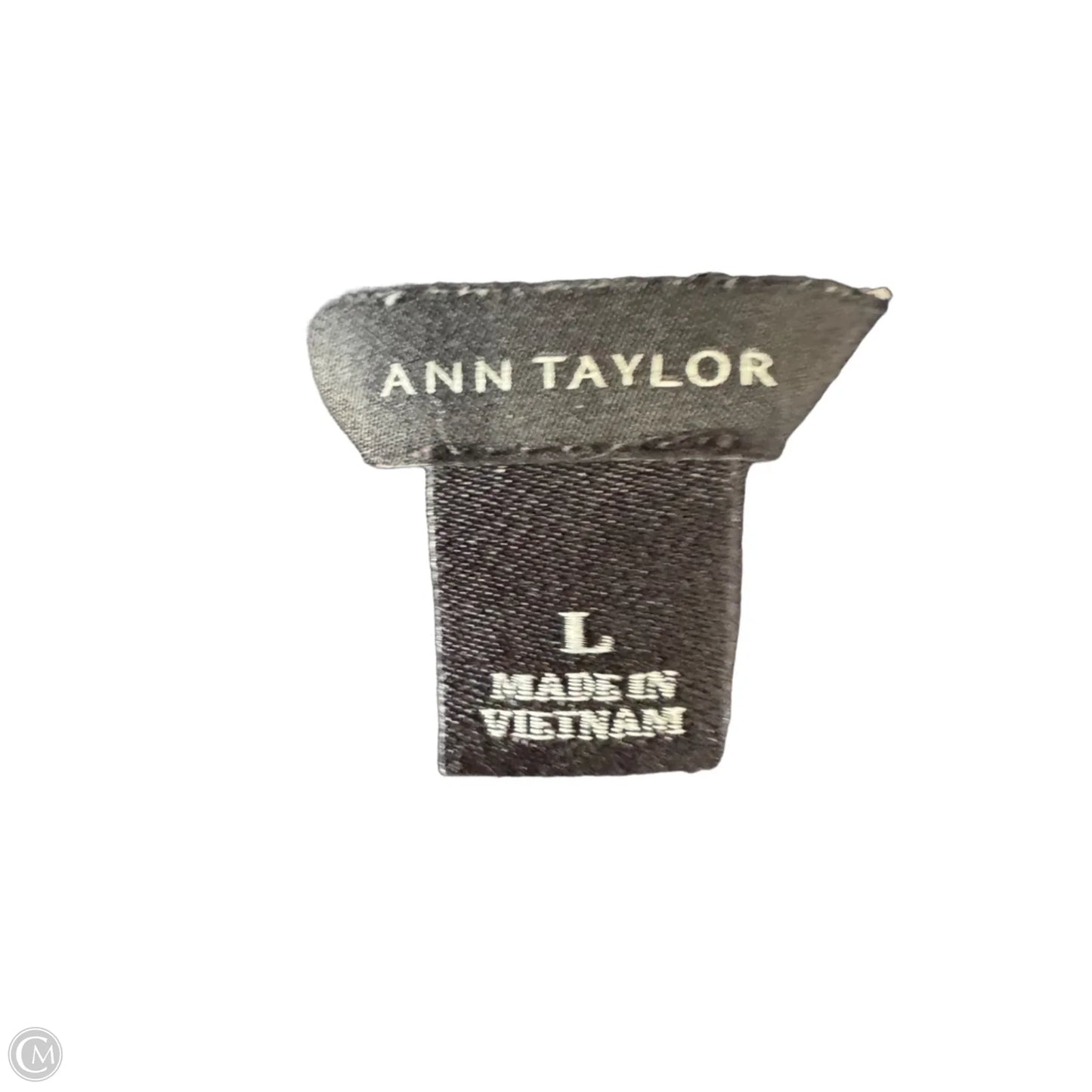 Top Sleeveless By Ann Taylor In Black, Size: L