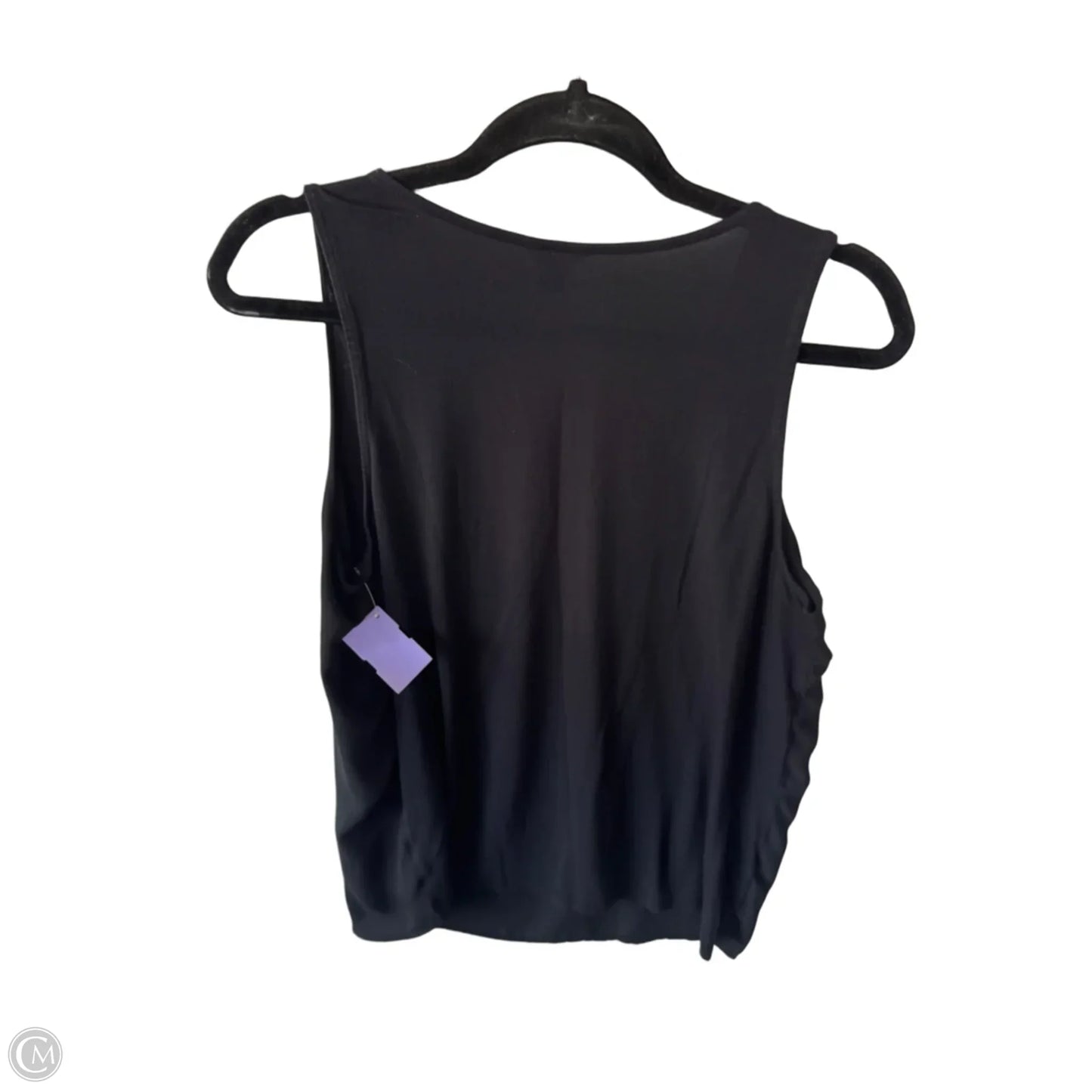 Top Sleeveless By Ann Taylor In Black, Size: L