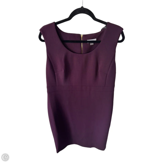 Dress Work By Calvin Klein In Purple, Size: L