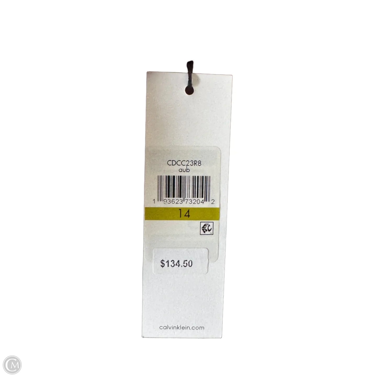 Dress Work By Calvin Klein In Purple, Size: L
