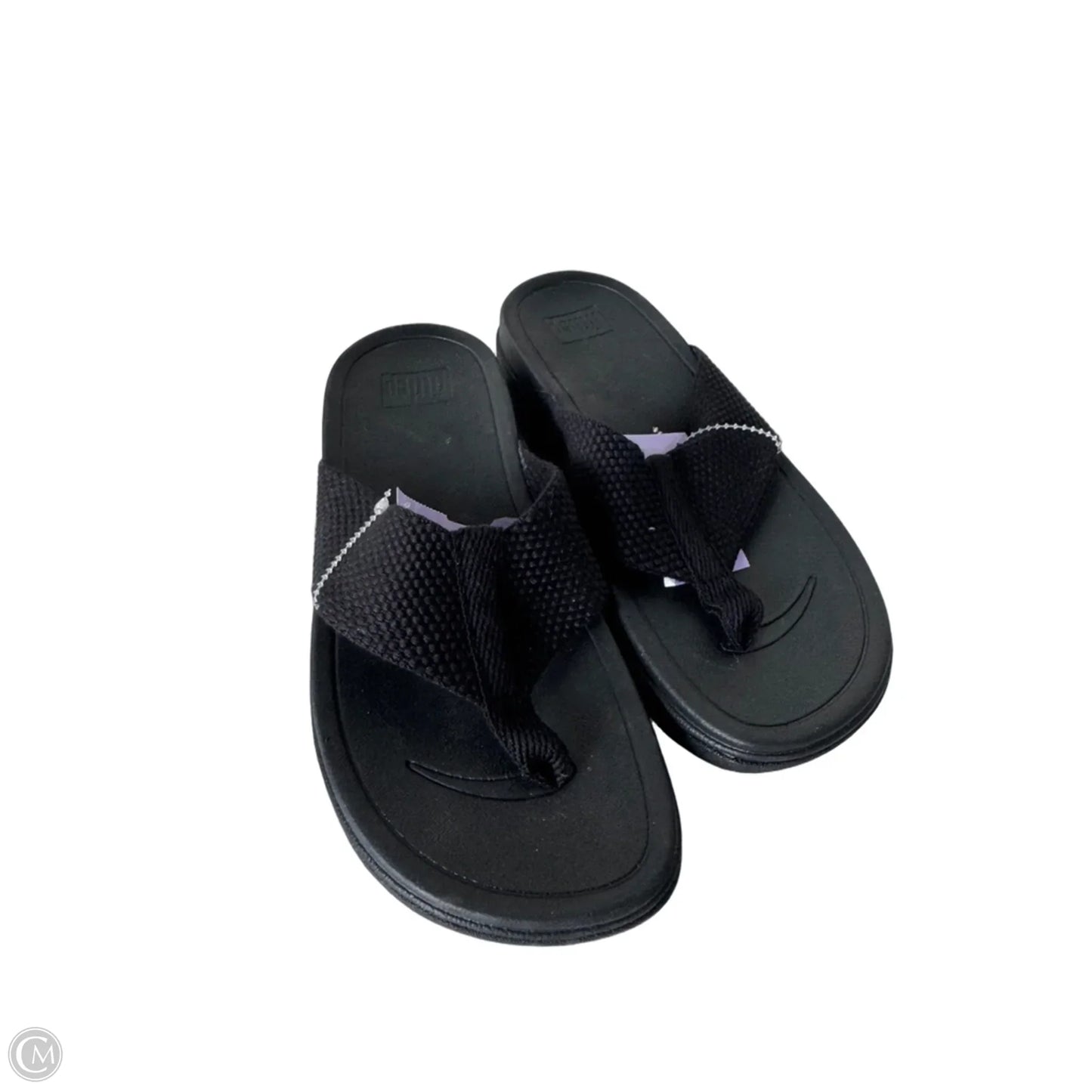 Sandals Flip Flops By Fitflop In Black, Size: 5