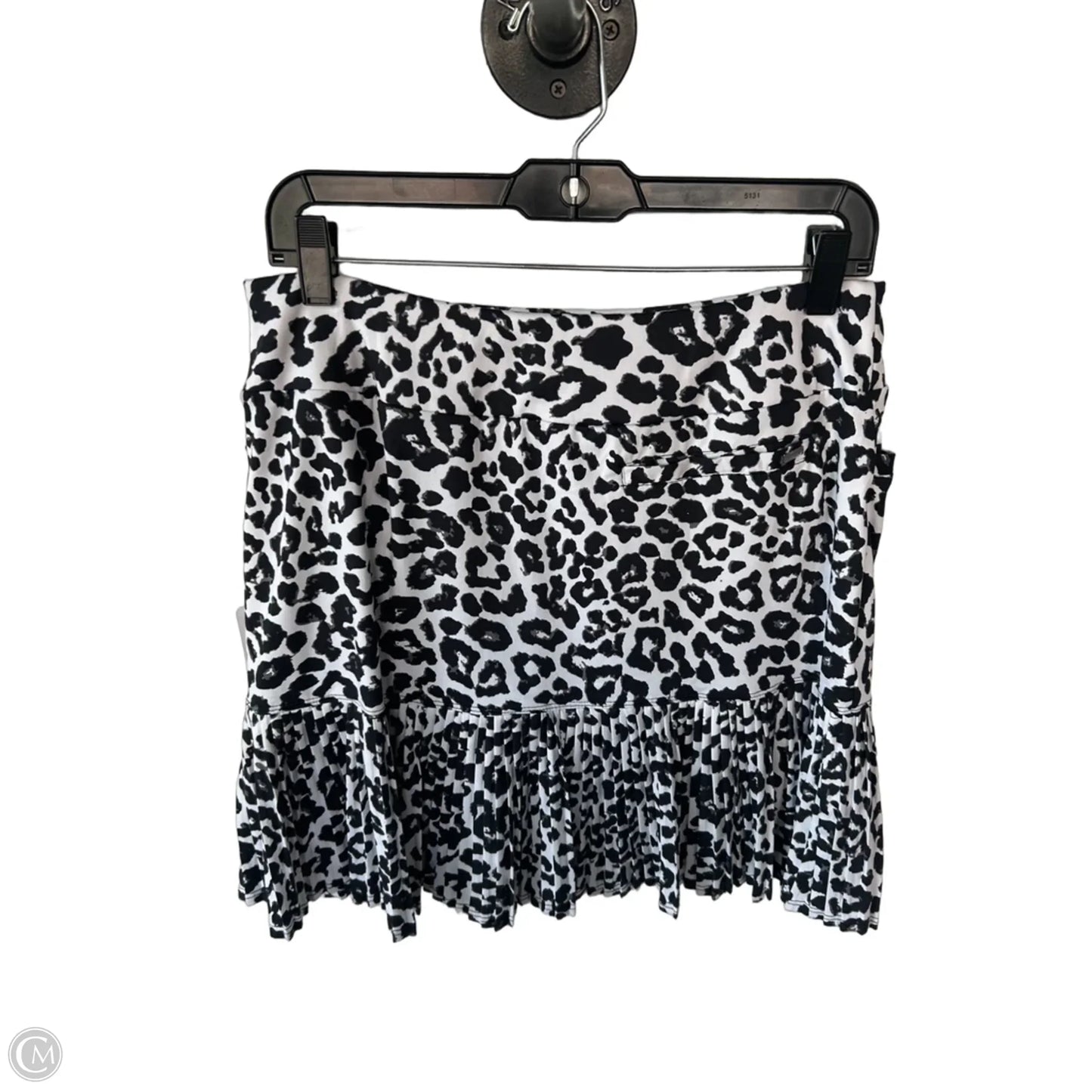 Athletic Skort By Tail In Black & White, Size: 4