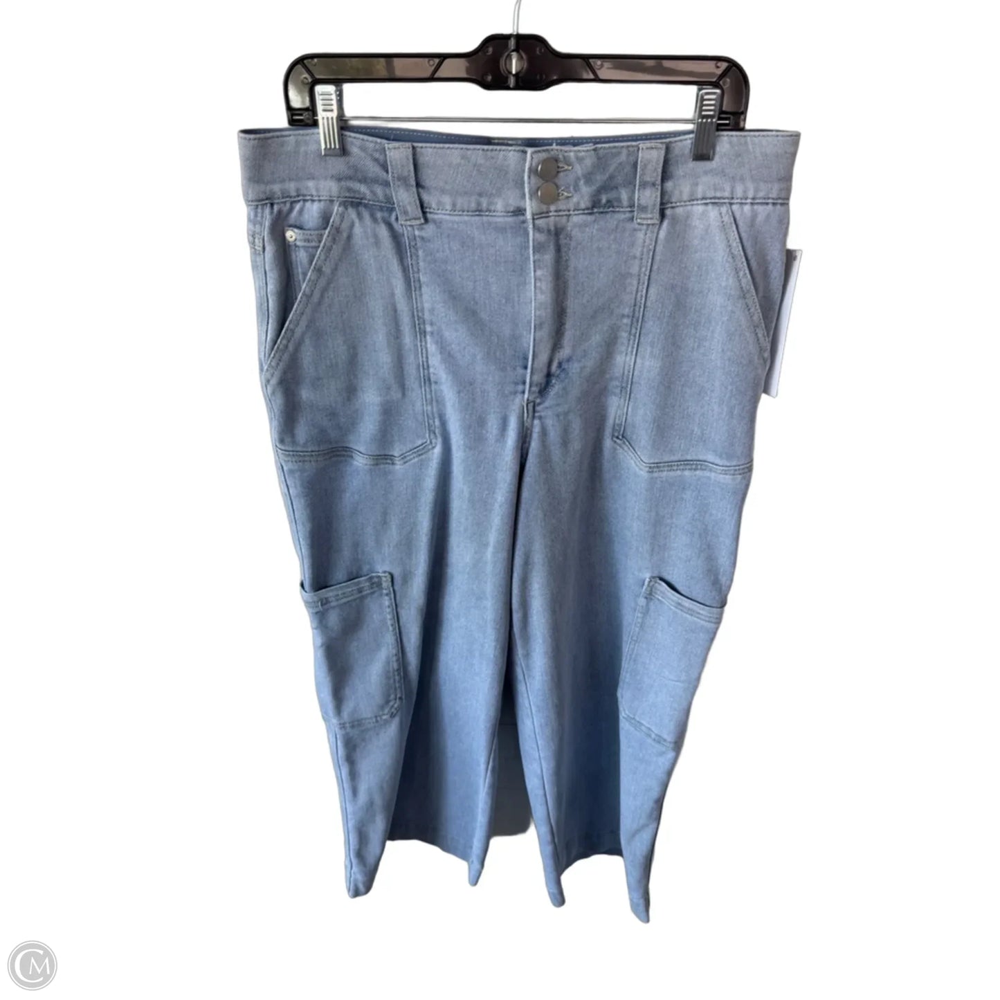 Jeans Wide Leg By Democracy In Blue Denim, Size: 14