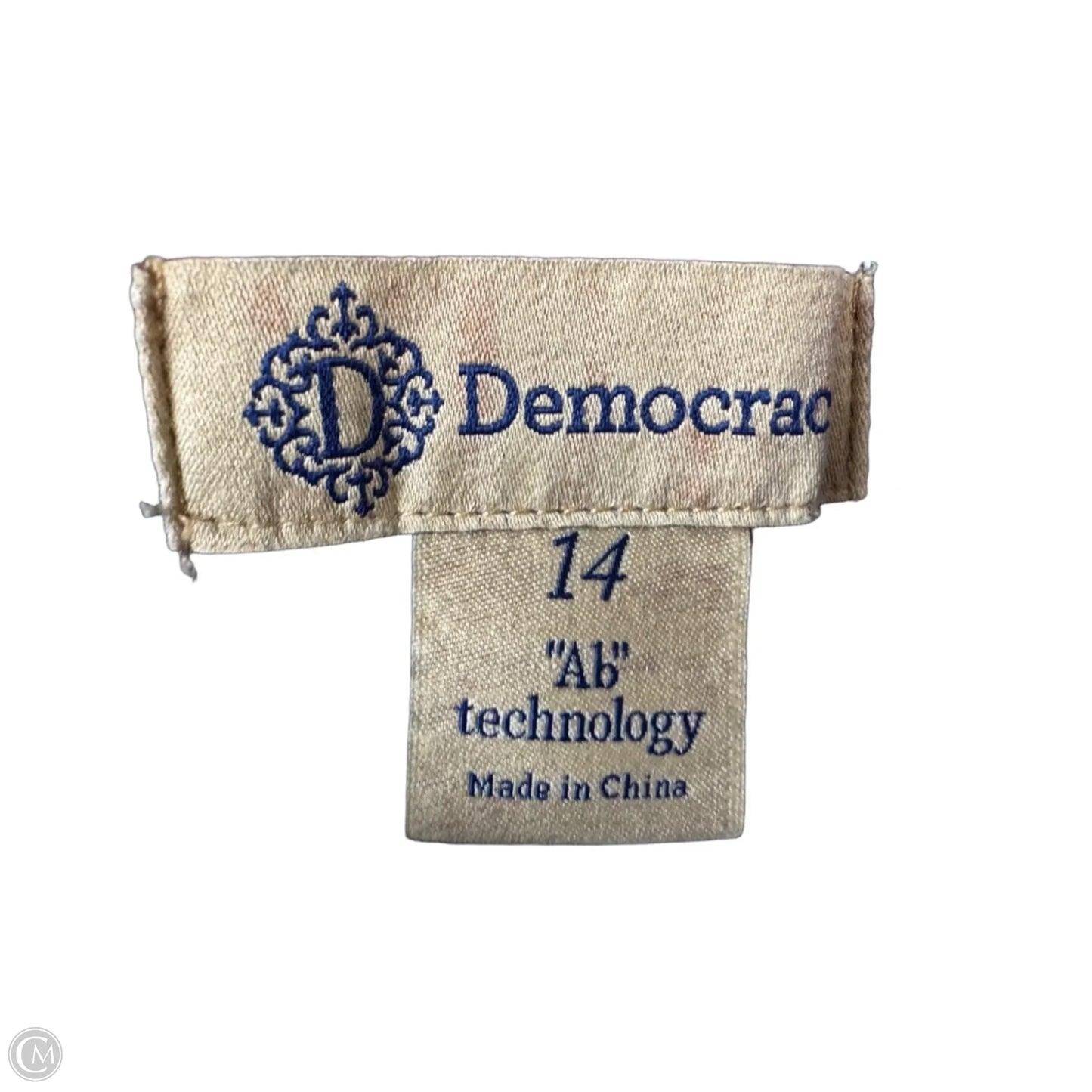 Jeans Wide Leg By Democracy In Blue Denim, Size: 14