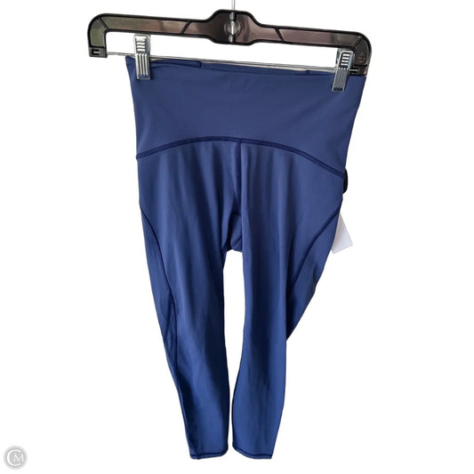 Athletic Leggings By Lululemon In Blue, Size: 4