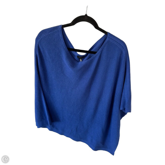 Poncho By Talbots In Blue, Size: M