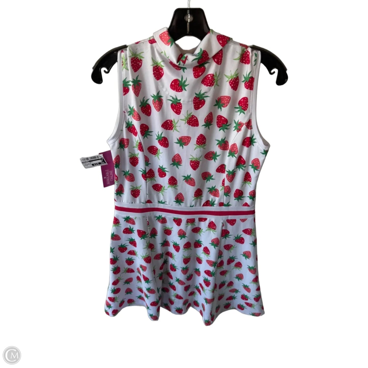 Athletic Dress By Callaway In Pink & White, Size: M