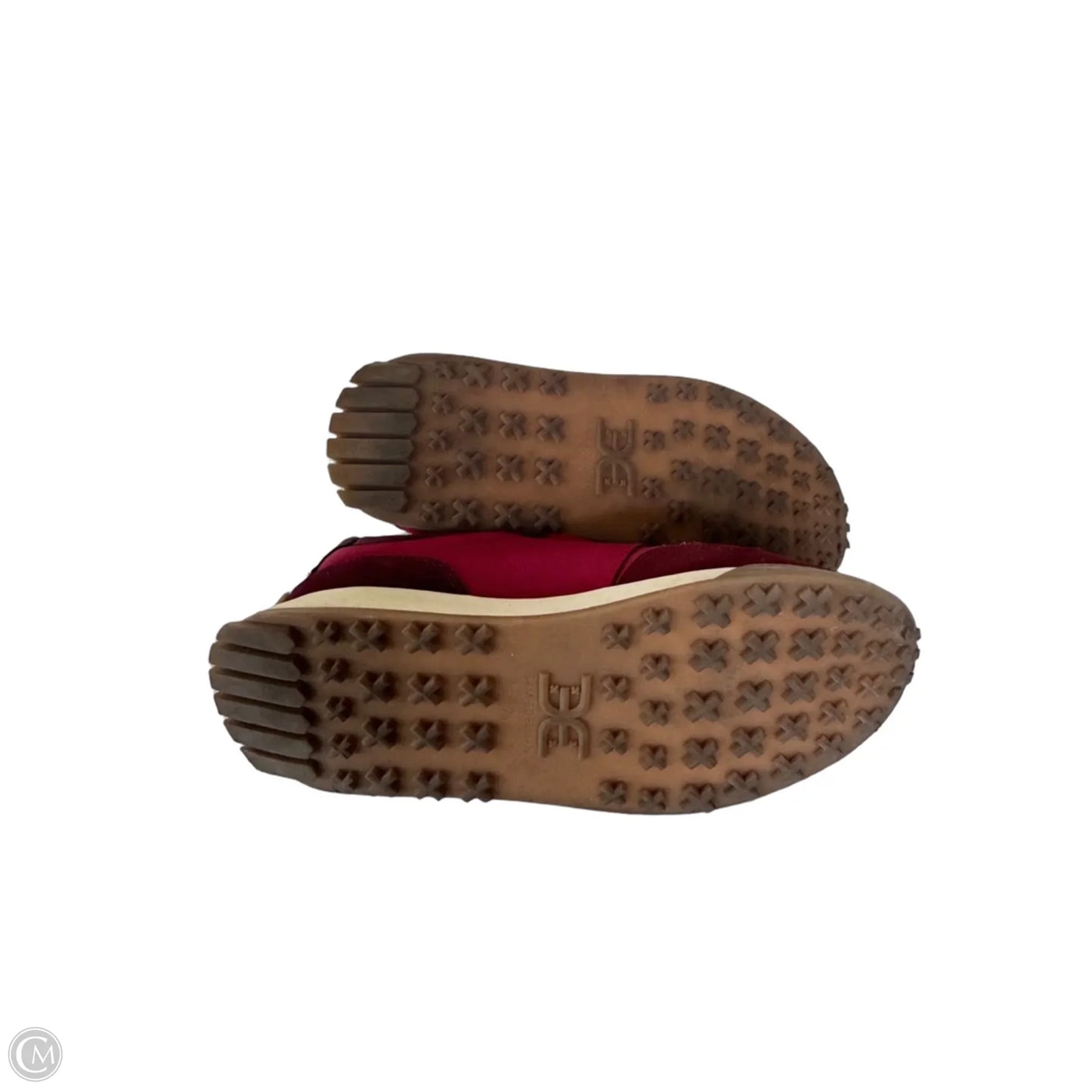 Shoes Sneakers By Sam Edelman In Red & Tan, Size: 7.5