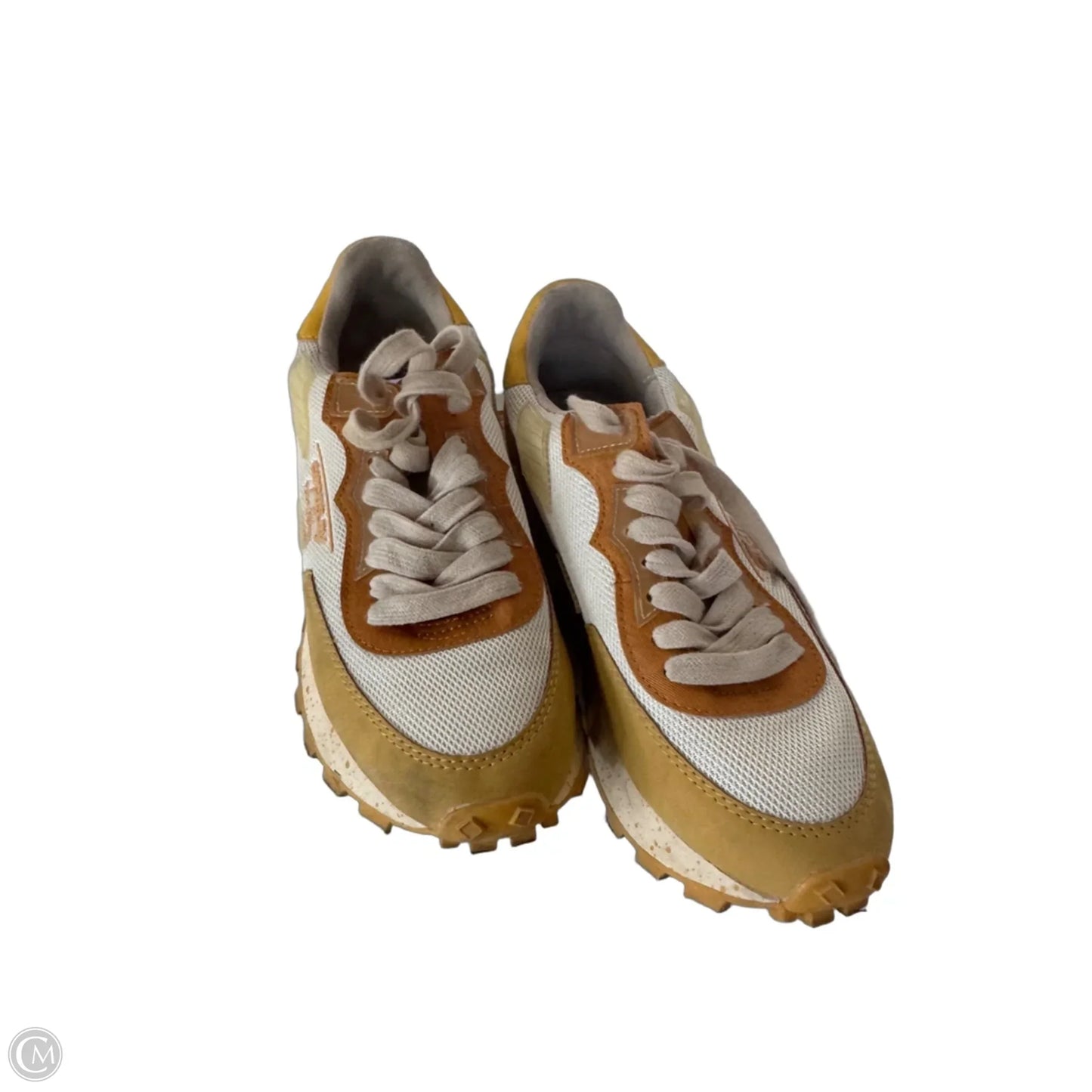 Shoes Sneakers By Circus By Sam Edelman In Tan & Yellow, Size: 7