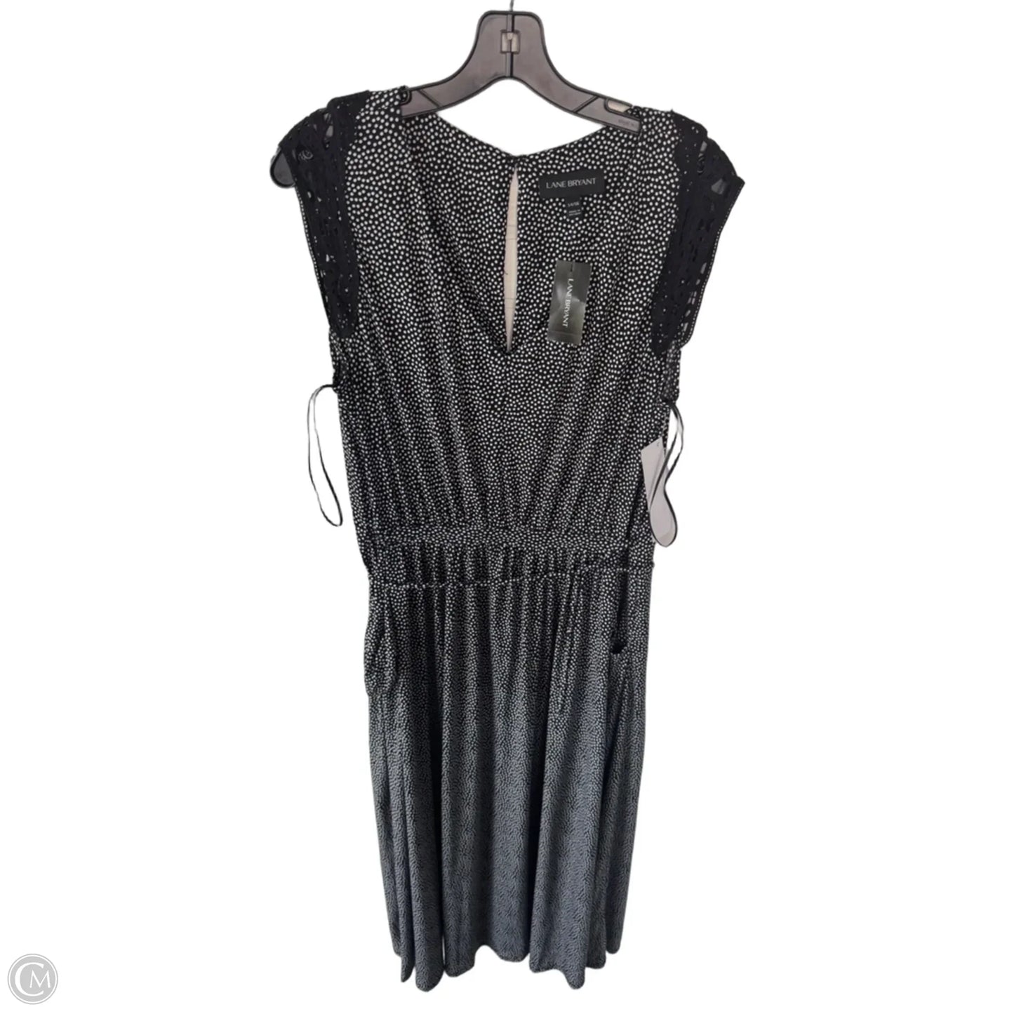 Dress Casual Maxi By Lane Bryant In Black & White, Size: L