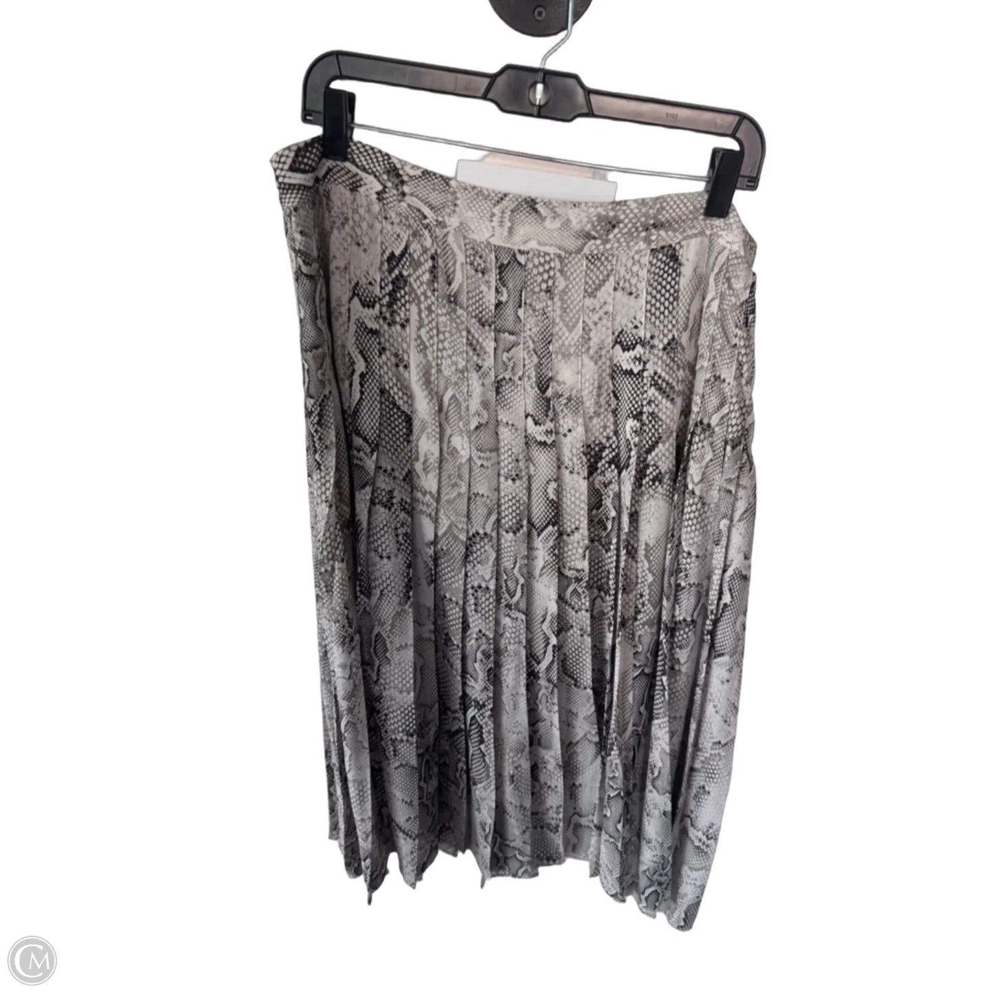 Skirt Midi By White House Black Market In Snakeskin Print, Size: 16