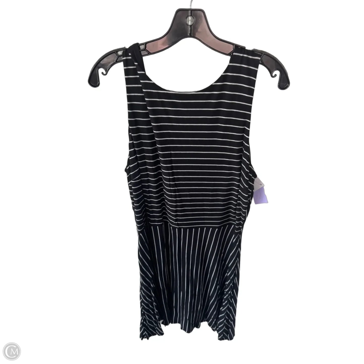 Dress Casual Short By Loft In Black & White, Size: Xl