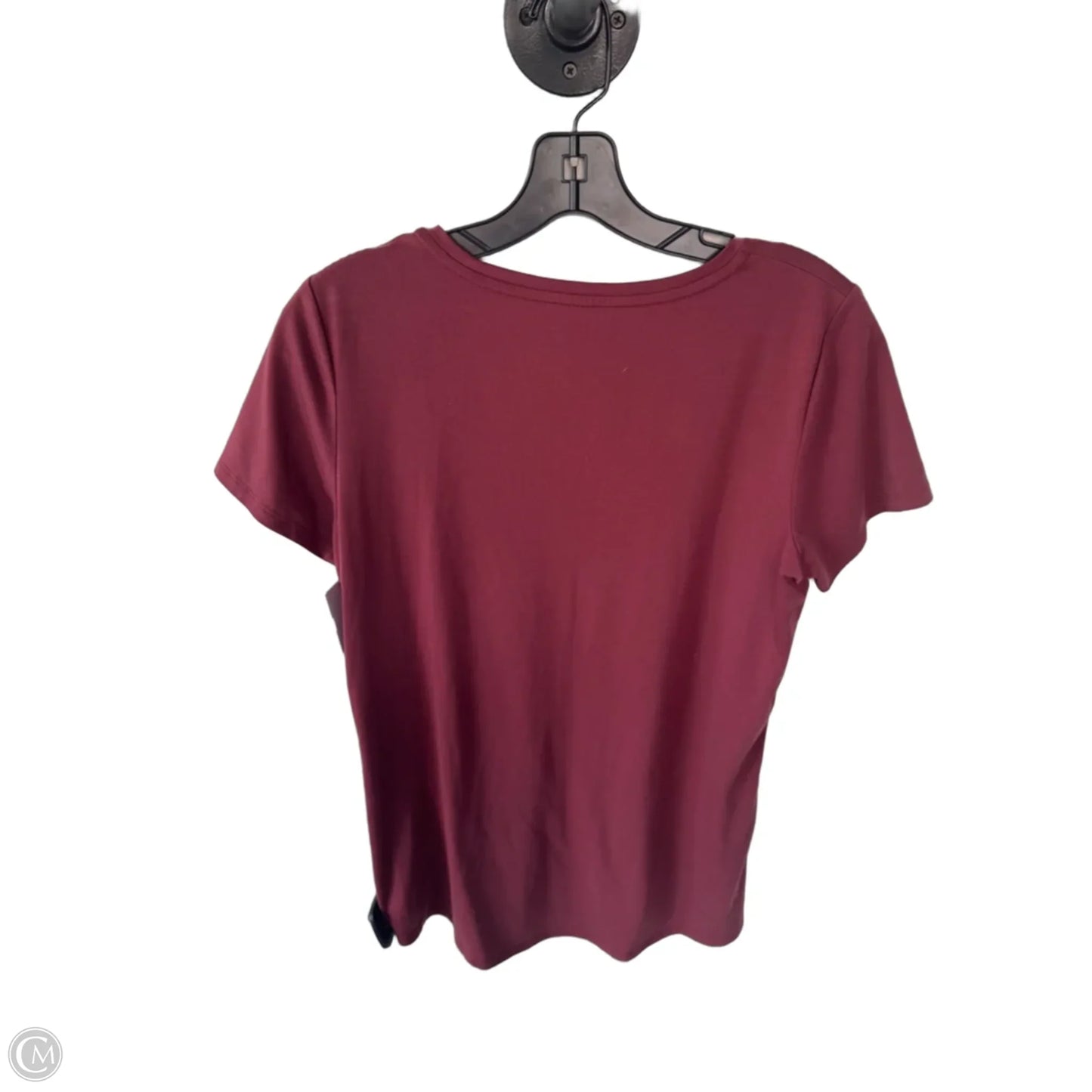 Athletic Top Short Sleeve By Athleta In Red, Size: S